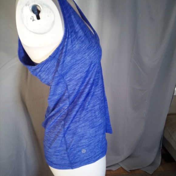 lululemon athletica Blue Halter Tank Top - Picture 2 of 3
